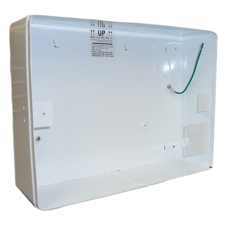 King Electric Whf Accy Surface Wall Can - White WHSC-W